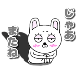 rabbit Stop talking sticker #15136714