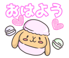 rabbit cute sticker kanarico2 sticker #15137142