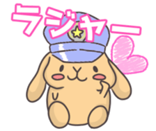 rabbit cute sticker kanarico2 sticker #15137149