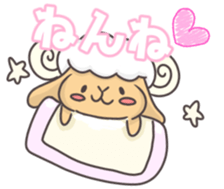 rabbit cute sticker kanarico2 sticker #15137156