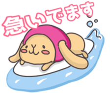 rabbit cute sticker kanarico2 sticker #15137160