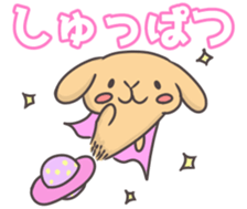 rabbit cute sticker kanarico2 sticker #15137161