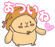 rabbit cute sticker kanarico2 sticker #15137168