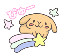 rabbit cute sticker kanarico2 sticker #15137174