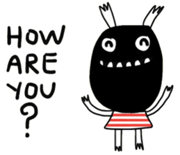 Lovely Happy Funny Monster sticker #15138249