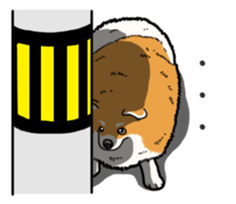 Wanko-Biyori Pomeranian sticker #15138303