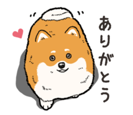 Wanko-Biyori Pomeranian sticker #15138313