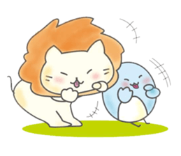 Lion nyaion sticker #15138890