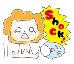 Lion nyaion sticker #15138905