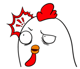 Funny Rooster sticker #15139513
