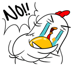 Funny Rooster sticker #15139524