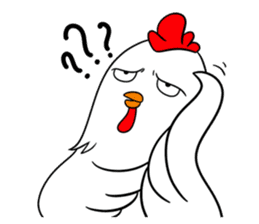Funny Rooster sticker #15139529