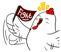 Funny Rooster sticker #15139530