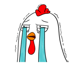 Funny Rooster sticker #15139532