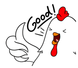 Funny Rooster sticker #15139533