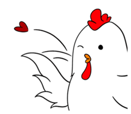 Funny Rooster sticker #15139538
