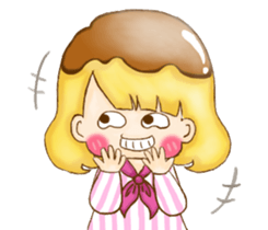 Pudding girl everyday sticker #15139909