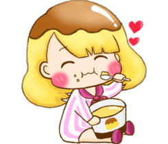 Pudding girl everyday sticker #15139916