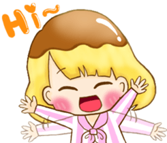 Pudding girl everyday sticker #15139917