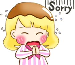Pudding girl everyday sticker #15139920