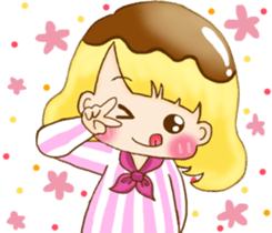 Pudding girl everyday sticker #15139922
