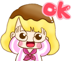 Pudding girl everyday sticker #15139923