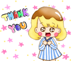 Pudding girl everyday sticker #15139926
