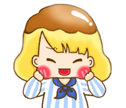 Pudding girl everyday sticker #15139929