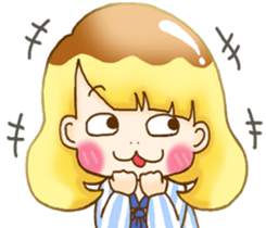 Pudding girl everyday sticker #15139933