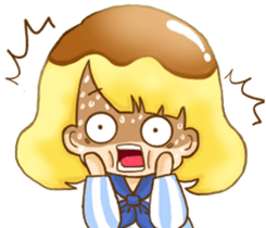 Pudding girl everyday sticker #15139937