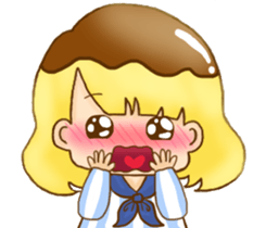Pudding girl everyday sticker #15139939