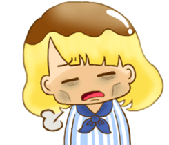 Pudding girl everyday sticker #15139940