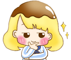 Pudding girl everyday sticker #15139943