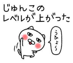 Junkochan neko sticker sticker #15140187
