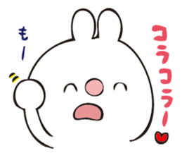 rabbit and octopas4 sticker #15143385