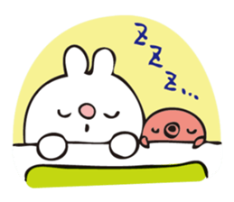 rabbit and octopas4 sticker #15143414