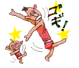 A pro wrestler Brother of red iron2 sticker #15143467