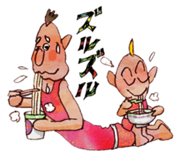 A pro wrestler Brother of red iron2 sticker #15143480