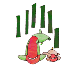 A pro wrestler Brother of red iron2 sticker #15143486