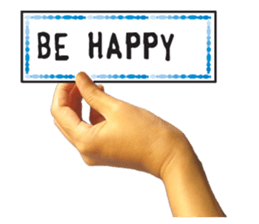 my hand say2 sticker #15143615