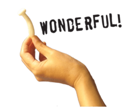 my hand say2 sticker #15143616