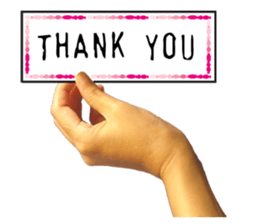 my hand say2 sticker #15143617