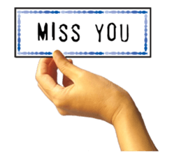 my hand say2 sticker #15143618