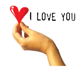 my hand say2 sticker #15143620