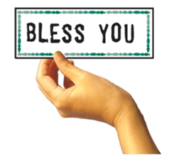 my hand say2 sticker #15143622