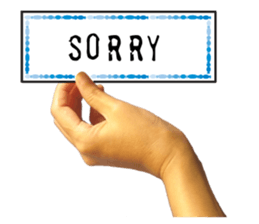 my hand say2 sticker #15143626