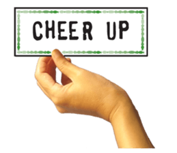 my hand say2 sticker #15143630