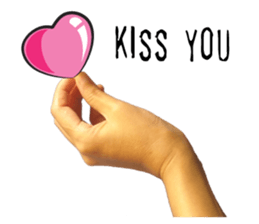 my hand say2 sticker #15143635