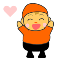 Greeting at New Year's by animals sticker #15143650