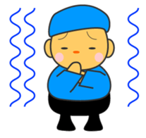 Greeting at New Year's by animals sticker #15143666